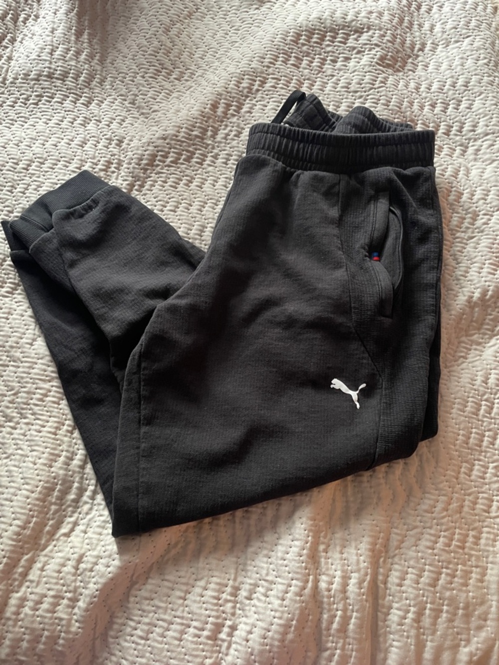 BMW Black Puma Logo Men's Sweatpants